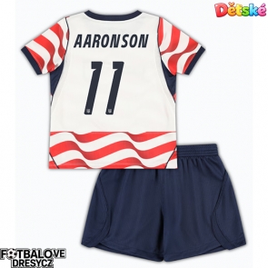 Spojené státy Brenden Aaronson #11 Dětské Domácí dres komplet MS 2026 Krátký Rukáv (+ trenýrky)